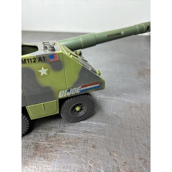 G.I. Joe Slugger Cannon Tank Vehicle Hasbro M112-A1 80266 Incomplete 1984 - Picture 9 of 10